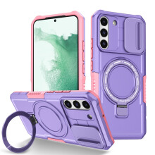 Purple Shockproof Case for Samsung Galaxy S22 Plus 6.6 inch
