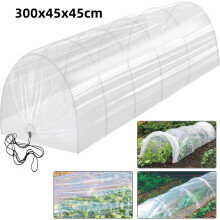 Garden Mini Greenhouse Tunnel Poly Cloche Plant Grow Protect 300cm X 45cm X 45cm