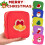 Preppy Patch Makeup Bag Waterproof Nylon Small Toiletry 1