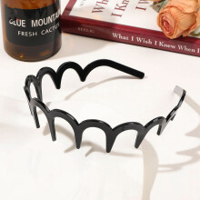 U-Shape Toothed Hair Comb Headband Reversible High-Crown 1PC