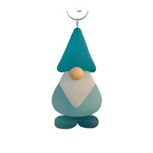 Gnome Sea Glass Ornament Handmade Beach Theme