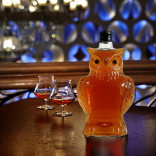 3D Animal Wine Bottles and Engraved Glass Decanter Set