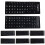 Keyboard Sticker Frosted Universal Multi-language 1pc 1