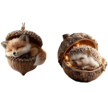 Handcrafted Resin Animal Ornament Artistic Design 1 Piece