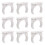 U-Shaped Pipe Clamp with Corrosion Resistance 100-Pack 1