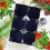 Christmas Tree Ornament Balls Flocked Blue 6 pcs 1