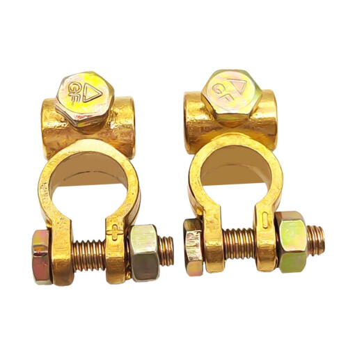 Brass Battery Terminal Connector Top Posts 2 Pack 2
