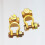 Brass Battery Terminal Connector Top Posts 2 Pack 8