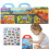 Jelly Waterproof Quiet Sticker Book for Ages 3, Foldable 1