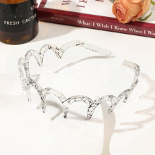 U-Shape Toothed Hair Comb Headband Reversible High-Crown 1PC