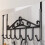 Over the Door Hooks Hanger Black 6-Hook 1