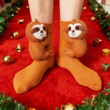 3D Knit Animal Socks Warm Hand-Crocheted Novelty Socks