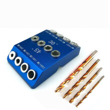 Aluminum Alloy Drill Guide Jig for Angled and Straight Holes