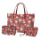 PU Leather Top Handle Bag Set with Christmas Tree and 1
