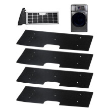 Pluizenfilter 4-Pack - voor GE Profile Wasdrogercombinatie - Handwasbaar en Herbruikbaar - voor Modellen: PFQ97HSPVDS (Filter)