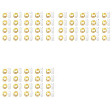 Lot de 60 Guirlandes Lumineuses à Piles 3,3 Pieds 20 LED Lumières Étoilées pour Bocaux Mason Noël, Blanc Chaud