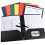 Plastic Folder with Pockets Letter Size Black 7-Pack 1