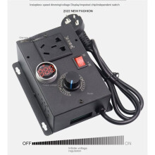 Elektronischer Spannungs- und Geschwindigkeitsregler, Einphasiger AC Einstellbarer Motor, Stufenloser Temperaturregler US-Stecker