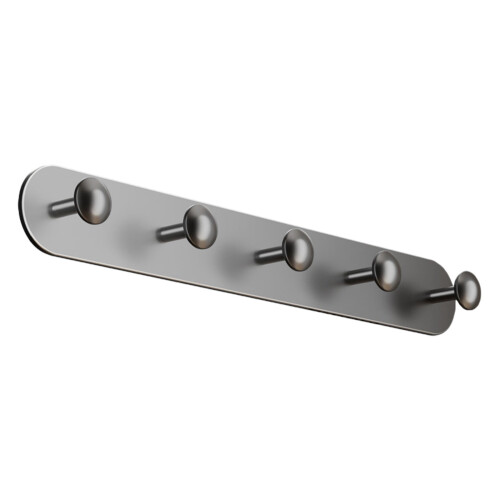 Magnetic Door Hook Rack Alloy 5 Hooks No-Drill 1