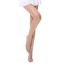 Mermaid Socks Bright Pearlescent Gold One-Piece