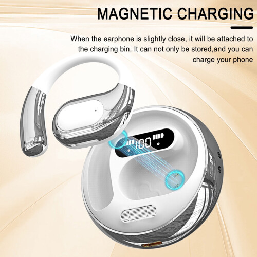 AI Language Translator Earbuds Open Ear Design Bluetooth 1