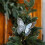 Glitter Butterfly Christmas Ornaments 3PCS Silver 2