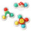 Suction Cup Spinner Toys 3 pcs 1
