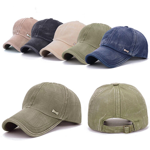 Baseball Cap Unisex Adjustable Plain Snapback
