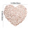 Heart Shaped Ceramic Vase 1.2L Valentine's Day Decor 3