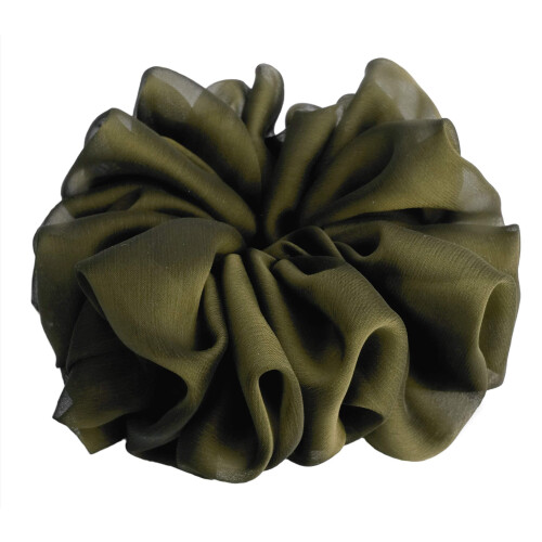 Soft Chiffon Scrunchies 38 Colors Large Ponytail Holders 2
