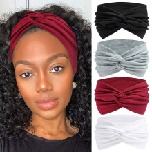 Extra Wide Headbands for Women 7 Inch 4 Pack