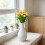 Artificial Champagne Tulip Bouquet 6 pcs 4
