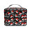 Christmas Hat Pattern Portable Makeup Brush Bag 8.86 x 6.5 4