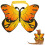 Butterfly Wing Costume Adjustable Lightweight Pet Cosplay 2