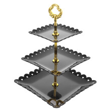 Cupcake Display Stand Black ABS 1 Piece