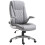 Faux Leather Executive Swivel Office Chair - Grey 2