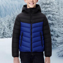 Puffer Coat for Kids Lightweight Warm Hooded Winter Jacket