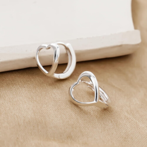 Sterling Silver Hoop Earrings 925 Small 2