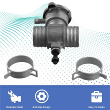 3X 5058482AD for Compass Caliber Upper Radiator Coolant Hose Connection Three-Way Valve Upgrade
