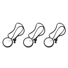 3X 360 Degree Rearview Mirror Diving Gear Scuba Diving Adjustable Rearview Mirror with Lanyard Safety