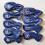 Waterproof PU Golf Iron Headcover Blue 3