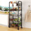 5-Tier Stackable Fruit and Vegetable Basket Stand with 1
