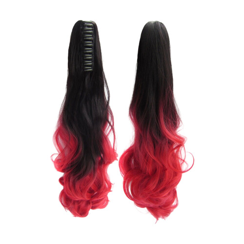 Ponytail Extension Claw Clip Wavy Long Tail Hairpiece