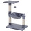 Cat Scratch Post with Bed Cat Tree for Indoor Cats Sisal Scratching Posts Hammock Kitty Activity Centre Grey 2