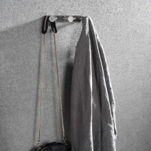 Towel Hook Stainless Steel, Robe Hook Wall Mount Drilled, Coat Hook Wall Hook Drilling,Door Hook Silver 3 Hook