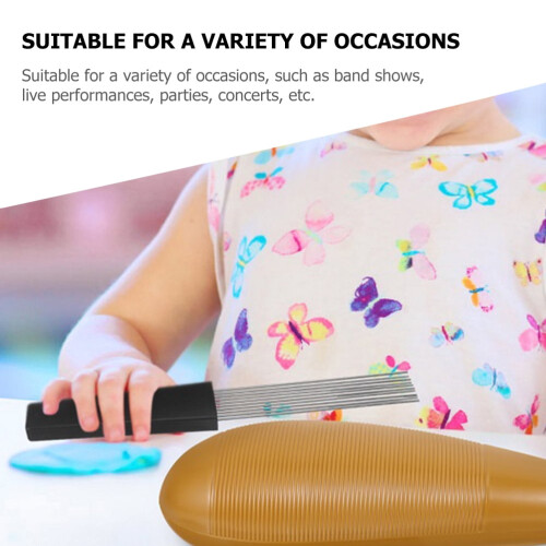 Guiro Brush Metal Scraper Instrument Accessory 2