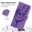 Cricket Magic 2 5G Wallet Case Light Purple Leather 7