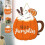 Wooden Pumpkin Fall Decor Sign Orange 1