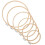 ACDANC Bamboo Embroidery Hoops 6 Pieces 7