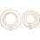 ACDANC Bamboo Embroidery Hoops 6 Pieces 5